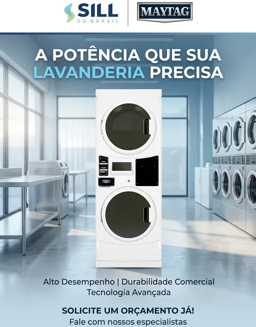 A potência que sua lavanderia precisa: alto desempenho e durabilidade