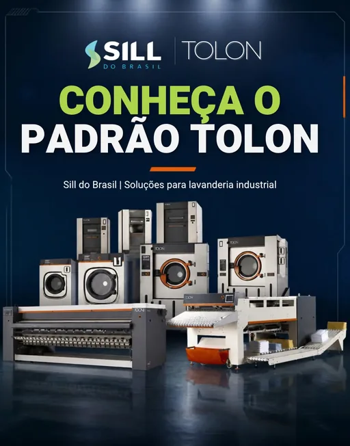 Conheça o padrão Tolon: linha de lavadoras e calandras industriais